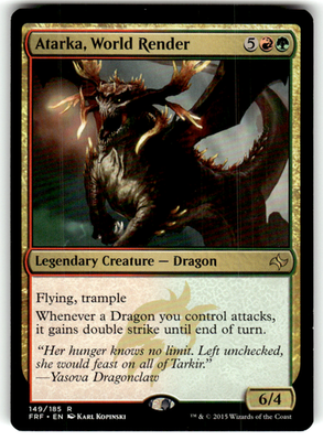 Atarka, World Render Fate Reforged 149 R Magic: The Gathering Near Mint