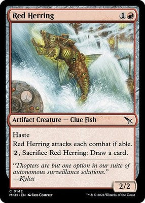 Red Herring MKM 142 Foil NM Magic: The Gathering