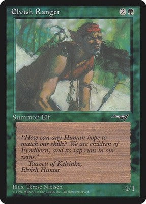 Elvish Ranger ALL 88b LP Magic: The Gathering