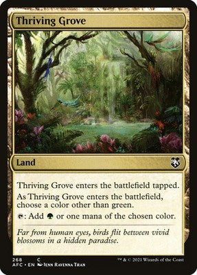 Thriving Grove AFC 268 NM Magic: The Gathering