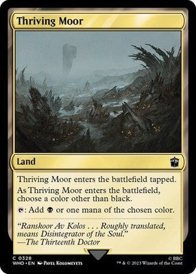 Thriving Moor WHO 328 NM Magic: The Gathering