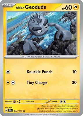 Alolan Geodude 044/159 SV09: Journey Together Pokémon TCG
