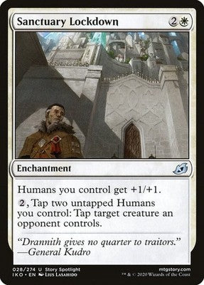 Sanctuary Lockdown IKO 28 NM Magic: The Gathering