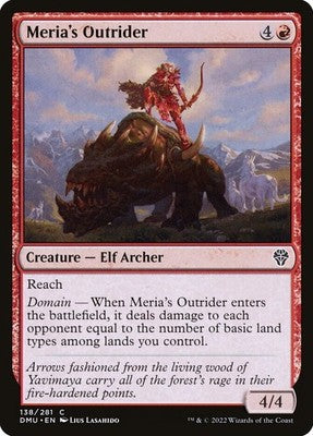 Meria's Outrider DMU 138 NM Magic: The Gathering