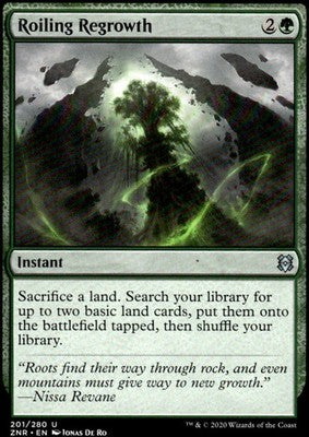 Roiling Regrowth Zendikar Rising 201 U Magic: The Gathering Near Mint