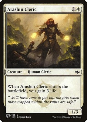 Arashin Cleric FRF 5 NM Magic: The Gathering