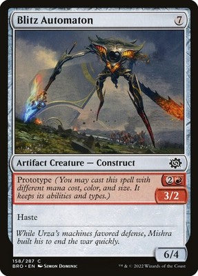 Blitz Automaton BRO 158 NM Magic: The Gathering