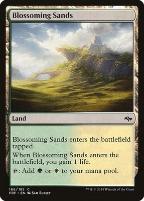 Blossoming Sands FRF 166 NM Magic: The Gathering