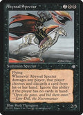 Abyssal Specter ICE 113 LP Magic: The Gathering