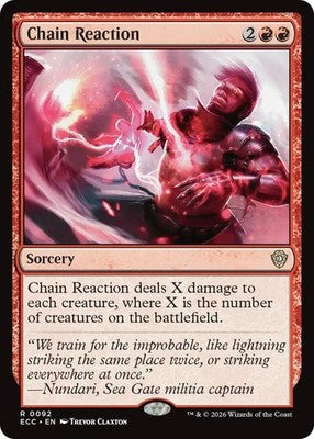Chain Reaction ECC 92 NM Magic: The Gathering