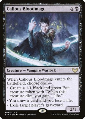 Callous Bloodmage STX 66 NM Magic: The Gathering