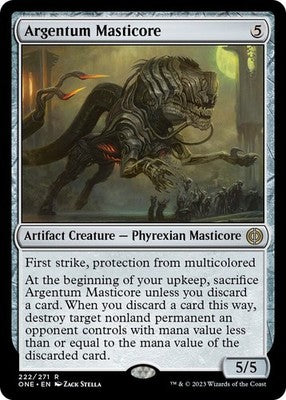 Argentum Masticore ONE 222 NM Magic: The Gathering