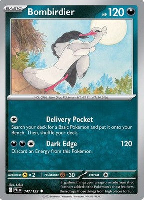 Bombirdier 147/193 SV02: Paldea Evolved Pokémon TCG