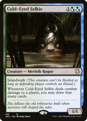Cold-Eyed Selkie AFC 183 NM Magic: The Gathering