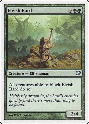 Elvish Bard 9ED 236 LP Magic: The Gathering