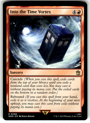 Into the Time Vortex Universes Beyond: Doctor Who 88 R Magic: The Gathering