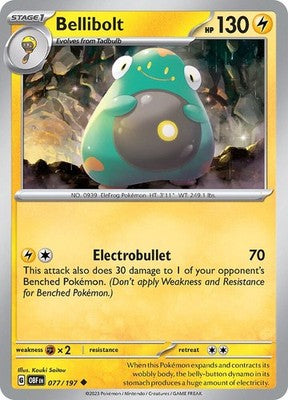 Bellibolt 077/197 SV03: Obsidian Flames Pokémon TCG