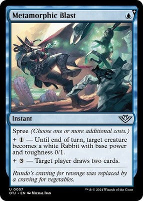Metamorphic Blast OTJ 57 NM Magic: The Gathering