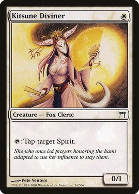 Kitsune Diviner CHK 26 LP Magic: The Gathering