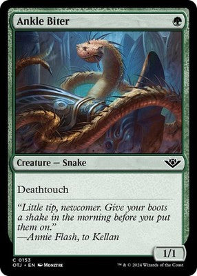 Ankle Biter OTJ 153 Foil NM Magic: The Gathering