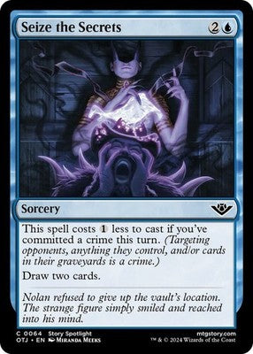 Seize the Secrets OTJ 64 NM Magic: The Gathering