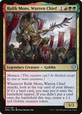 Rulik Mons, Warren Chief DMU 217 Foil NM Magic: The Gathering