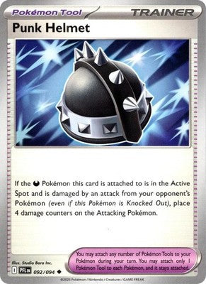 Punk Helmet 092/094 ME02: Phantasmal Flames Reverse Holofoil Pokémon TCG