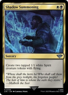 Shadow Summoning LTR 226 NM Magic: The Gathering