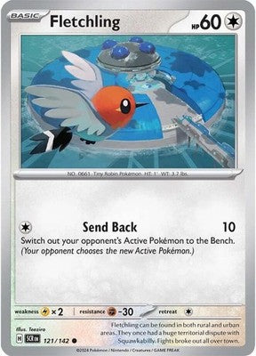 Fletchling 121/142 SV07: Stellar Crown Pokémon TCG
