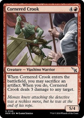 Cornered Crook MKM 120 NM Magic: The Gathering