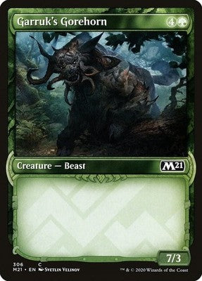 Garruk's Gorehorn M21 306 NM Magic: The Gathering