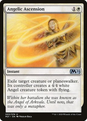 Angelic Ascension M21 3 NM Magic: The Gathering