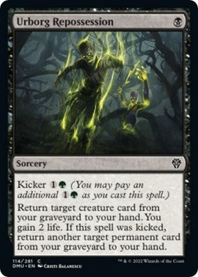 Urborg Repossession DMU 114 Foil NM Magic: The Gathering