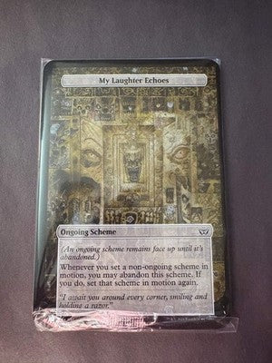 Duskmourn Archenemy - Sealed Set of 10 Scheme Cards - My Laughter Echoes