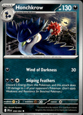 Honchkrow Phantasmal Flames 058/094 Uncommon Pokémon — English Lightly Played