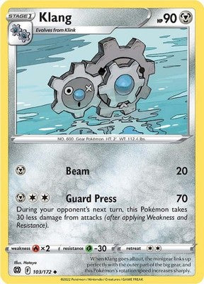Klang 103/172 SWSH09: Brilliant Stars Pokémon TCG