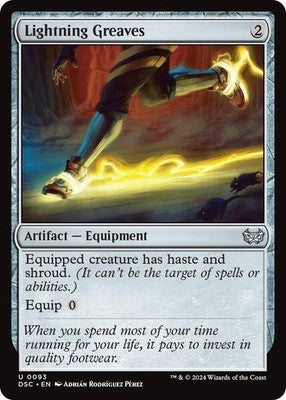 Lightning Greaves DSC 93 NM Magic: The Gathering