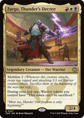 Zurgo, Thunder's Decree TDM 237 NM Magic: The Gathering