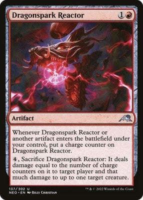 Dragonspark Reactor NEO 137 NM Magic: The Gathering