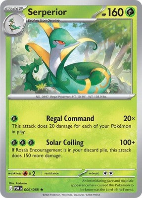 Serperior 006/088 ME03: Perfect Order Reverse Holofoil Pokémon TCG