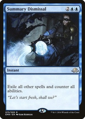 Summary Dismissal EMN 75 NM Magic: The Gathering