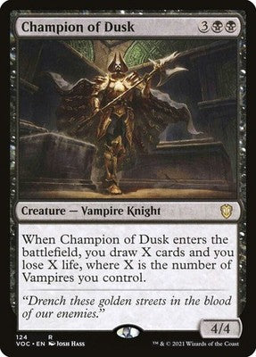 Champion of Dusk VOC 124 NM Magic: The Gathering