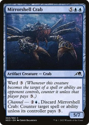 Mirrorshell Crab NEO 63 NM Magic: The Gathering