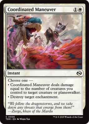 Coordinated Maneuver TDM 6 NM Magic: The Gathering