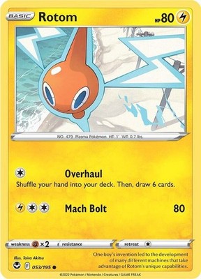 Rotom 053/195 SWSH12: Silver Tempest Pokémon TCG
