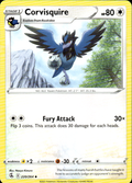 Corvisquire Fusion Strike 220/264 Uncommon Pokémon — English Lightly Played
