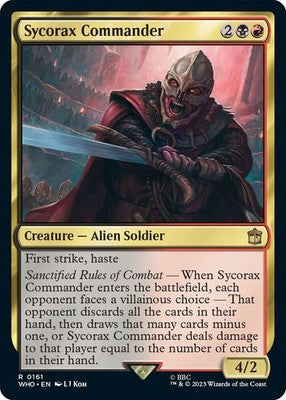 Sycorax Commander WHO 161 NM Magic: The Gathering