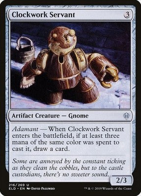Clockwork Servant ELD 216 NM Magic: The Gathering