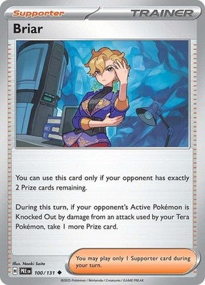 Briar 100/131 SV: Prismatic Evolutions Reverse Holofoil Pokémon TCG