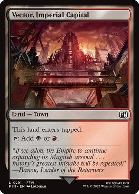 Vector, Imperial Capital FIN 291 Foil NM Magic: The Gathering